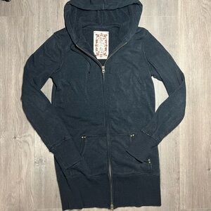 Vintage Old Navy Dark Gray Zip-Up Hoodie